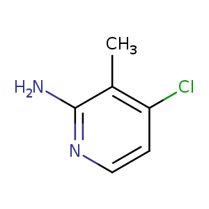 Clc1ccnc(c1C)N