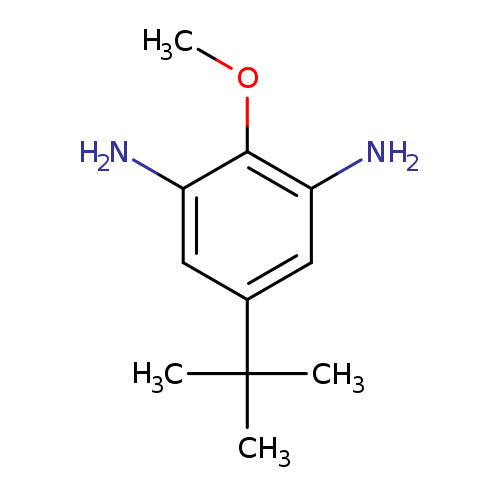 COc1c(N)cc(cc1N)C(C)(C)C