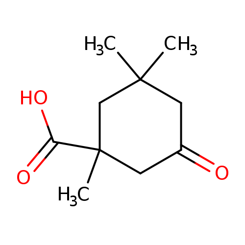 O=C1CC(C)(C)CC(C1)(C)C(=O)O