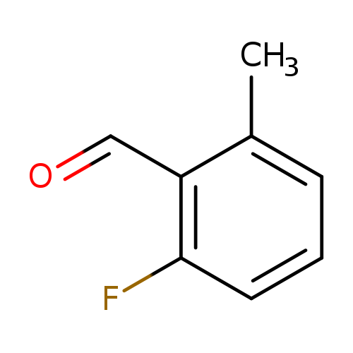 O=Cc1c(C)cccc1F