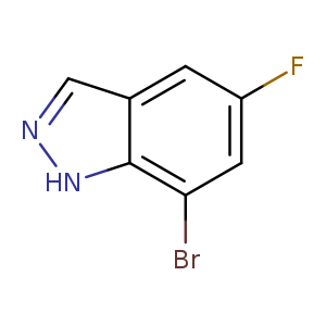 Fc1cc(Br)c2c(c1)cn[nH]2