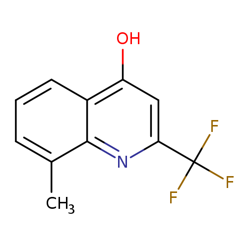 Cc1cccc2c1nc(cc2O)C(F)(F)F