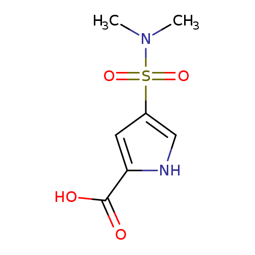OC(=O)c1[nH]cc(c1)S(=O)(=O)N(C)C