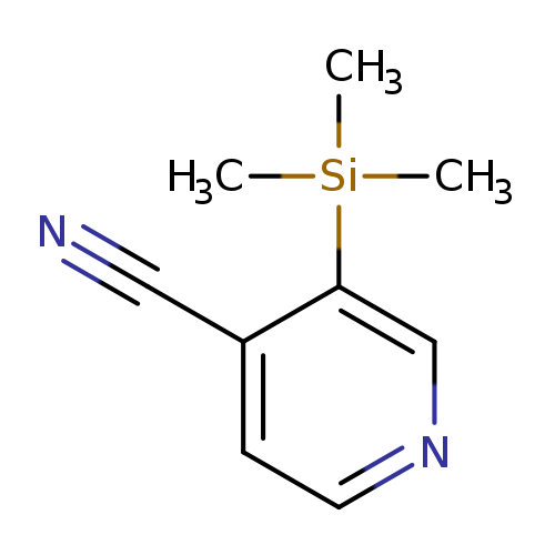 N#Cc1ccncc1[Si](C)(C)C