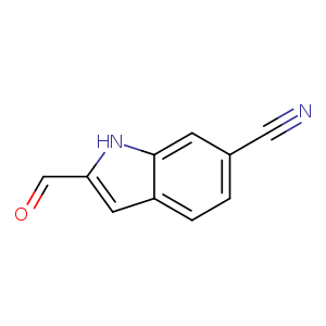 O=Cc1cc2c([nH]1)cc(cc2)C#N