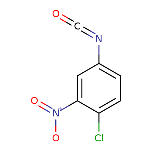O=C=Nc1ccc(c(c1)[N+](=O)[O-])Cl