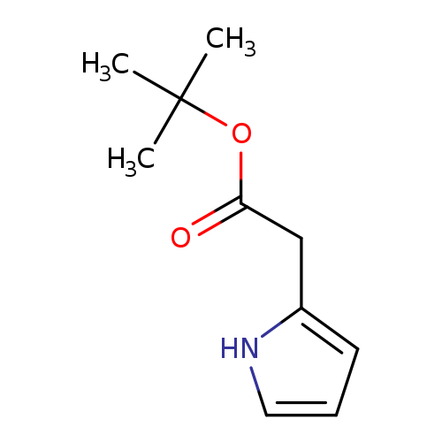 O=C(OC(C)(C)C)Cc1ccc[nH]1