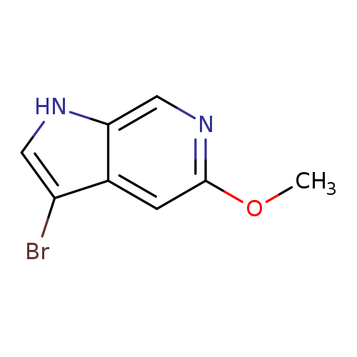 COc1cc2c(Br)c[nH]c2cn1