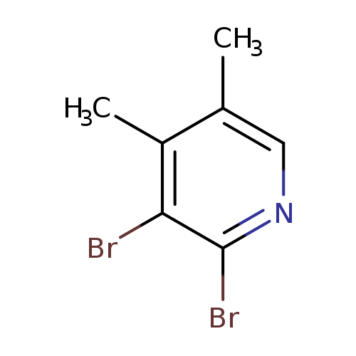 Cc1cnc(c(c1C)Br)Br