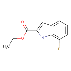 CCOC(=O)c1cc2c([nH]1)c(F)ccc2