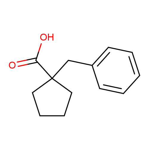 OC(=O)C1(CCCC1)Cc1ccccc1