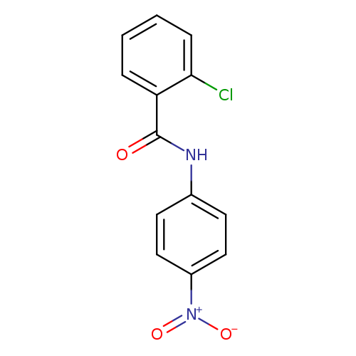 O=C(c1ccccc1Cl)Nc1ccc(cc1)[N+](=O)[O-]