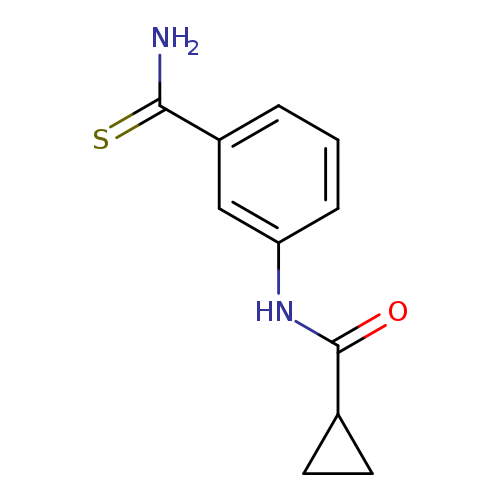 O=C(C1CC1)Nc1cccc(c1)C(=S)N