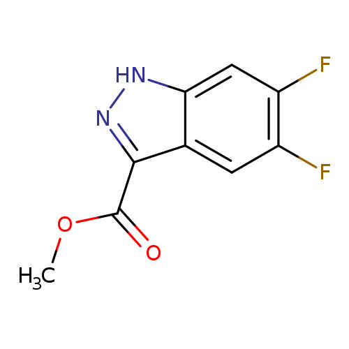 COC(=O)c1n[nH]c2c1cc(F)c(c2)F