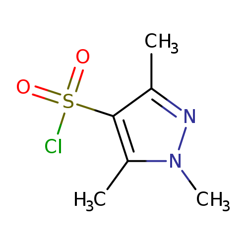 Cn1nc(c(c1C)S(=O)(=O)Cl)C