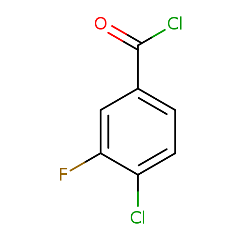 ClC(=O)c1ccc(c(c1)F)Cl
