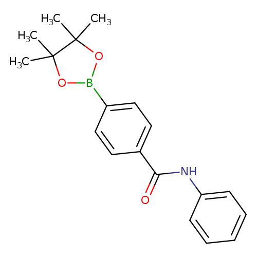 O=C(c1ccc(cc1)B1OC(C(O1)(C)C)(C)C)Nc1ccccc1