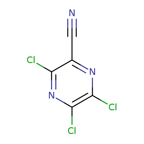 N#Cc1nc(Cl)c(nc1Cl)Cl