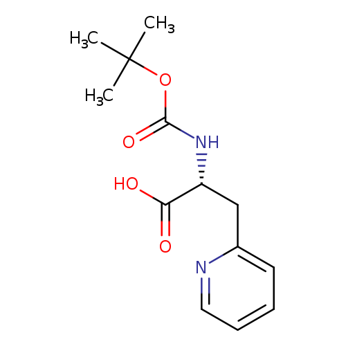 O=C(OC(C)(C)C)N[C@@H](C(=O)O)Cc1ccccn1