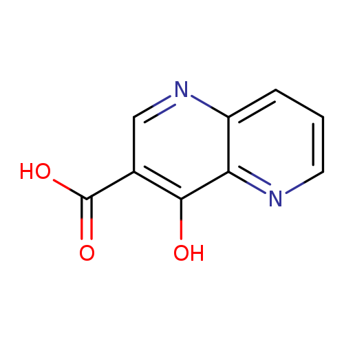 OC(=O)c1cnc2c(c1O)nccc2