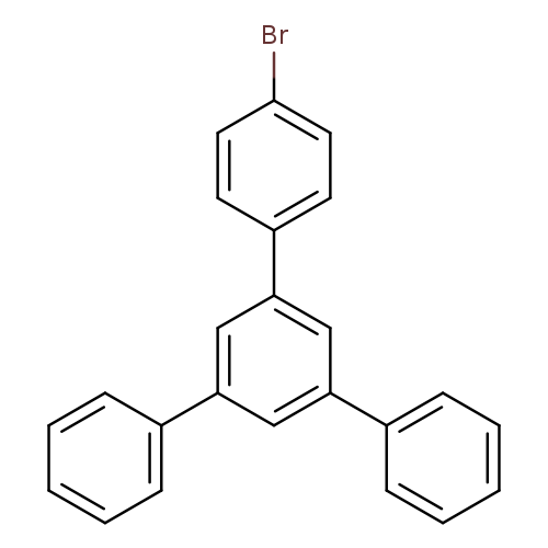 Brc1ccc(cc1)c1cc(cc(c1)c1ccccc1)c1ccccc1