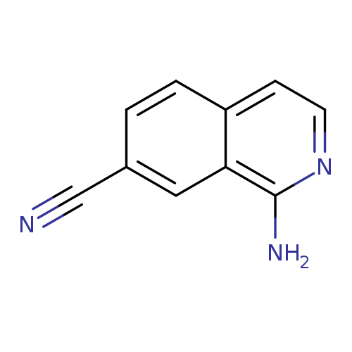 N#Cc1ccc2c(c1)c(N)ncc2