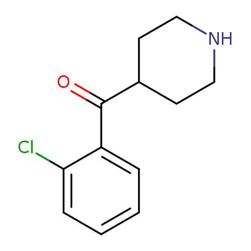 O=C(c1ccccc1Cl)C1CCNCC1