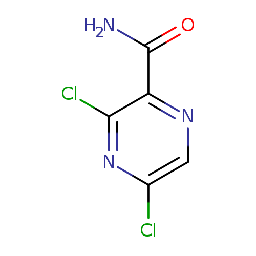 NC(=O)c1ncc(nc1Cl)Cl