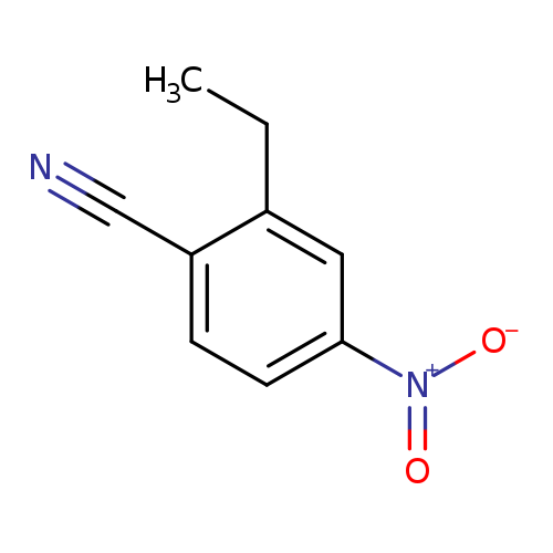 CCc1cc(ccc1C#N)[N+](=O)[O-]