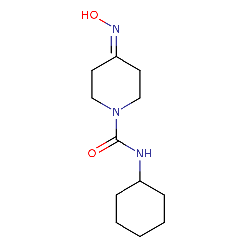 ON=C1CCN(CC1)C(=O)NC1CCCCC1