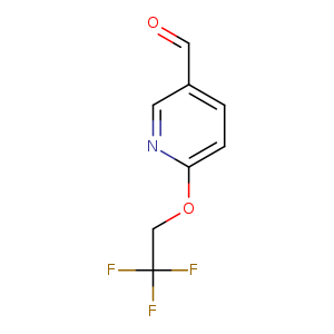 O=Cc1ccc(nc1)OCC(F)(F)F