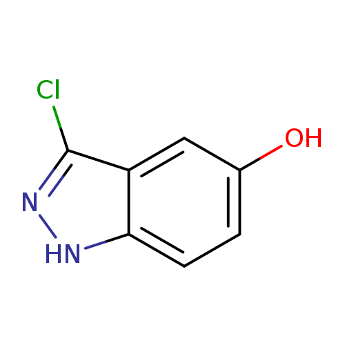 Oc1ccc2c(c1)c(Cl)n[nH]2