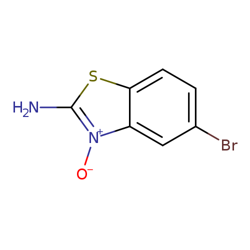 Brc1ccc2c(c1)[n+]([O-])c(s2)N