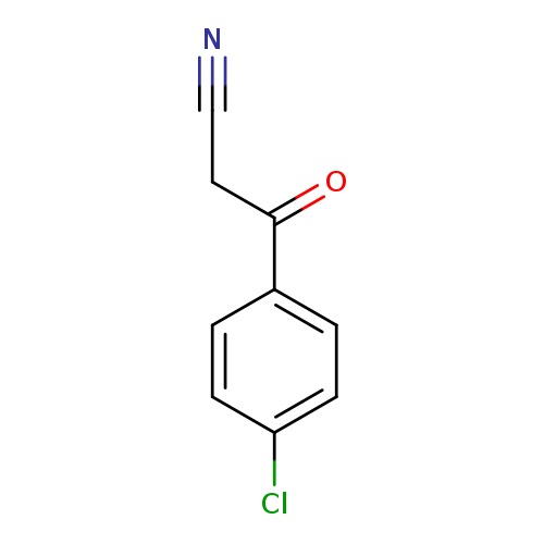 N#CCC(=O)c1ccc(cc1)Cl