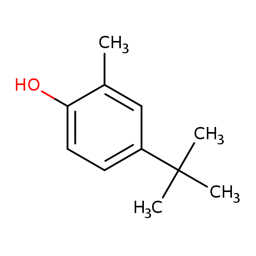 Oc1ccc(cc1C)C(C)(C)C