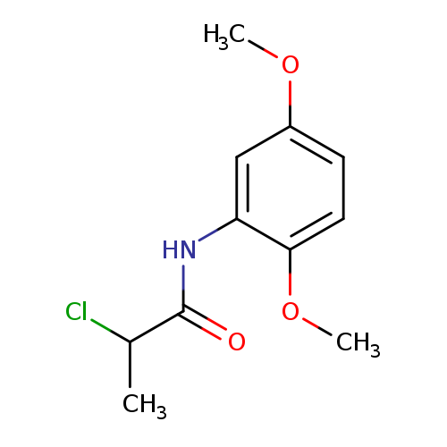 COc1ccc(cc1NC(=O)C(Cl)C)OC