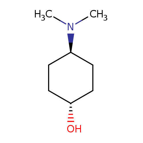 O[C@@H]1CC[C@H](CC1)N(C)C