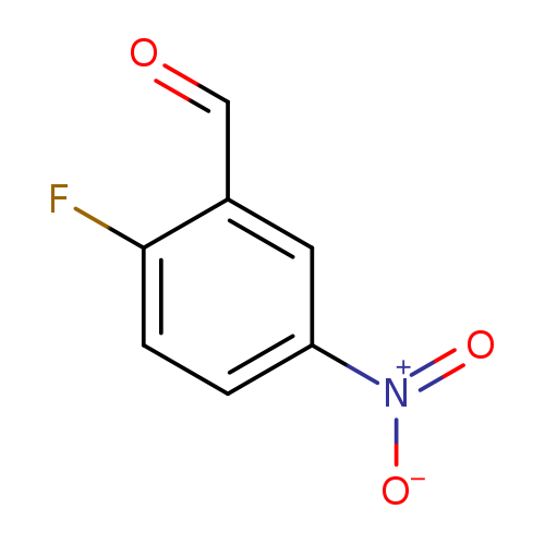 O=Cc1cc(ccc1F)[N+](=O)[O-]