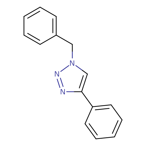 c1ccc(cc1)Cn1nnc(c1)c1ccccc1