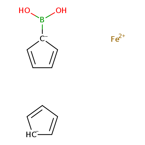 [CH-]1C=CC=C1.OB([C-]1C=CC=C1)O.[Fe+2]