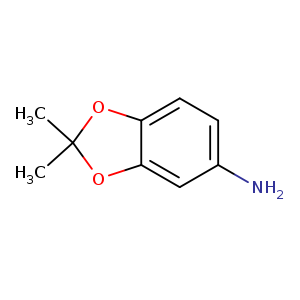 Nc1ccc2c(c1)OC(O2)(C)C