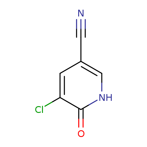 N#Cc1c[nH]c(=O)c(c1)Cl