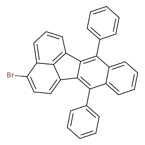 Brc1ccc2c3c1cccc3c1c2c(c2ccccc2)c2c(c1c1ccccc1)cccc2