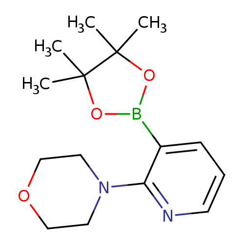 CC1(C)OB(OC1(C)C)c1cccnc1N1CCOCC1