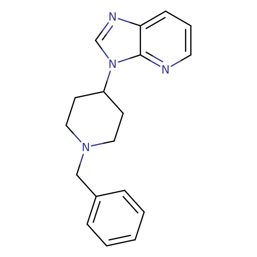 c1ccc(cc1)CN1CCC(CC1)n1cnc2c1nccc2