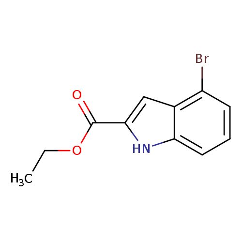 CCOC(=O)c1cc2c([nH]1)cccc2Br