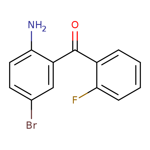 Brc1ccc(c(c1)C(=O)c1ccccc1F)N