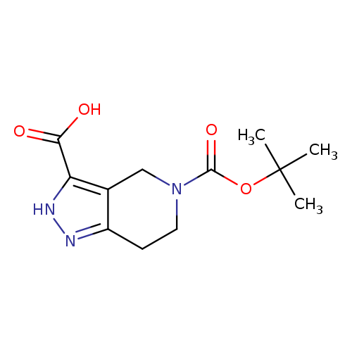 O=C(N1CCc2c(C1)c([nH]n2)C(=O)O)OC(C)(C)C