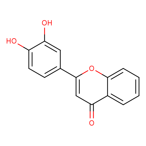 Oc1ccc(cc1O)c1cc(=O)c2c(o1)cccc2