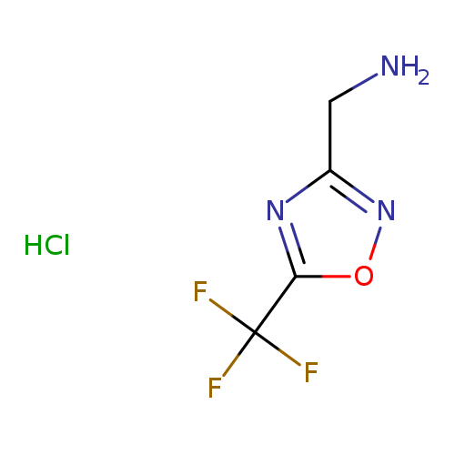 NCc1noc(n1)C(F)(F)F.Cl